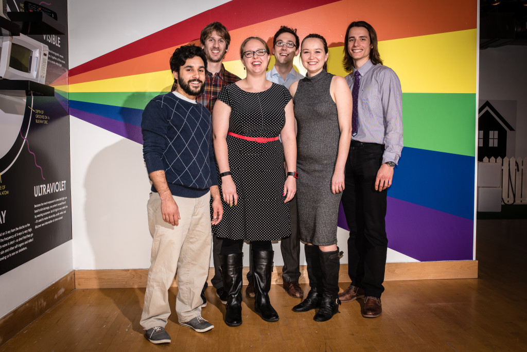 Volunteers who put the exhibition together from left to right: someone, someone, someone, someone, someone, someone