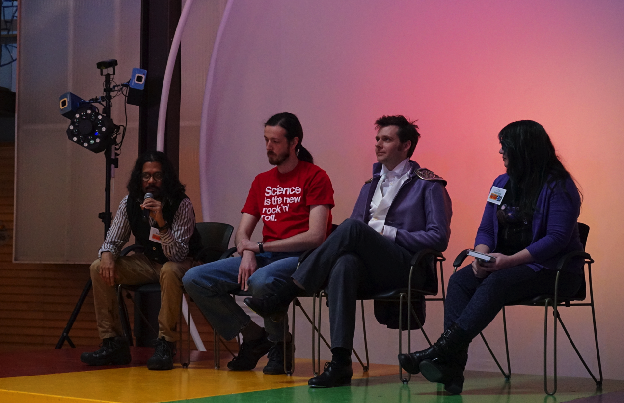 The Panel from left to right: Tibra Ali, Greg, Ryan Consell and Charlotte Armstrong